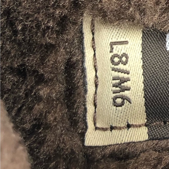 Genuine Leather Sheepskin Lined Fur Winter Boots Sz 8 - Picture 12 of 12